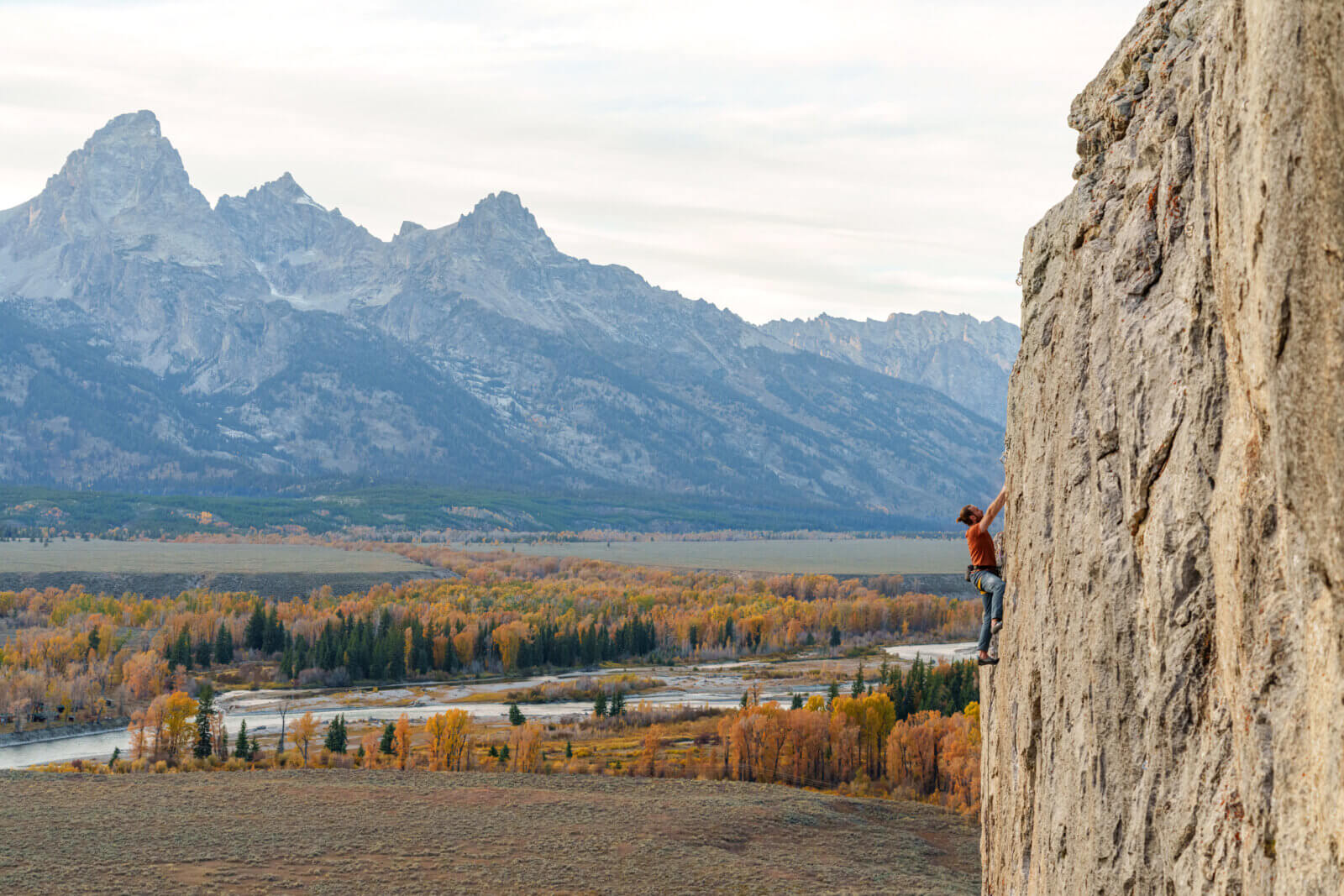 Rock Climbing at Blacktail Butte.