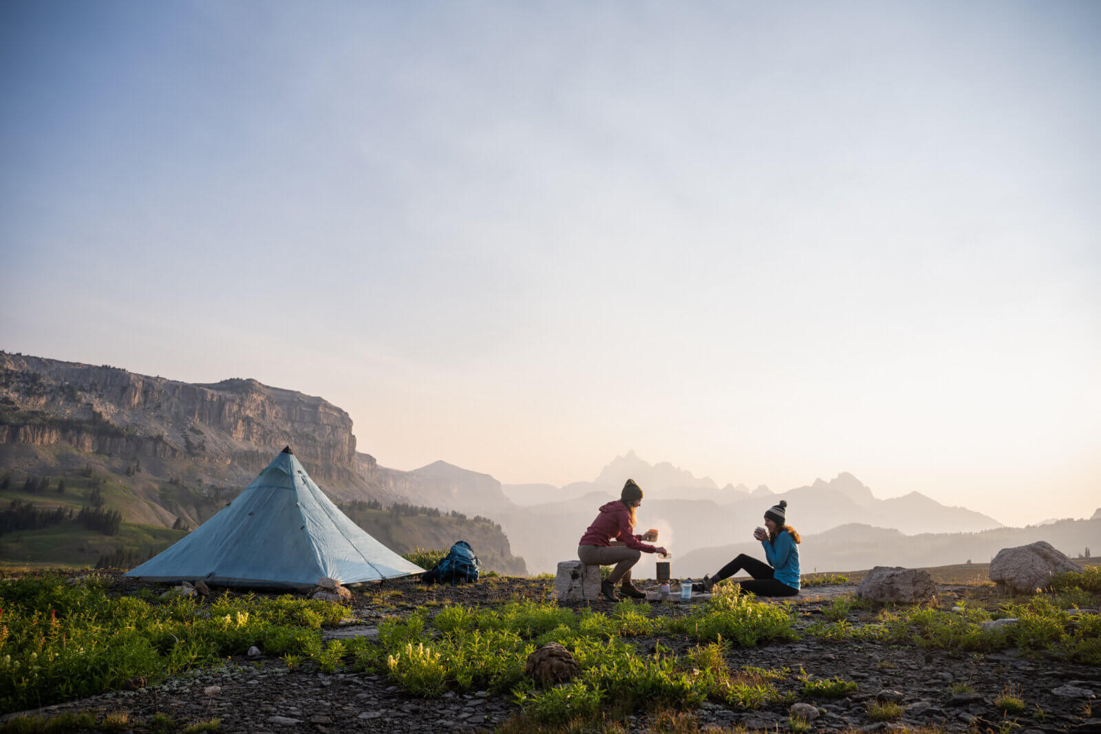 Backcountry Camping in Grand Teton National Park.